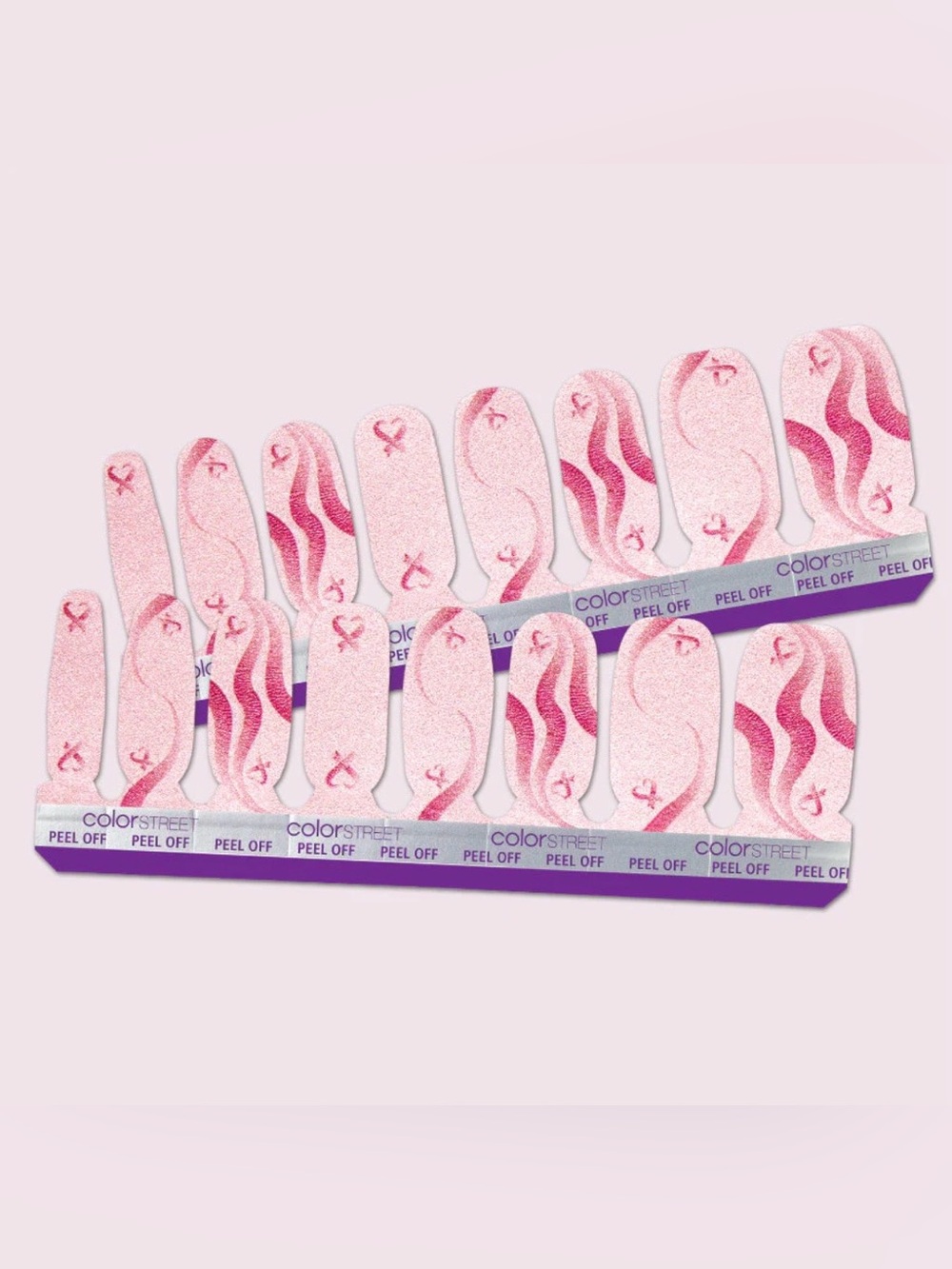 Color Street: Every Heartbeat | Pink Ribbons Heart Health Pastel Spring Summer - Picture 7 of 7
